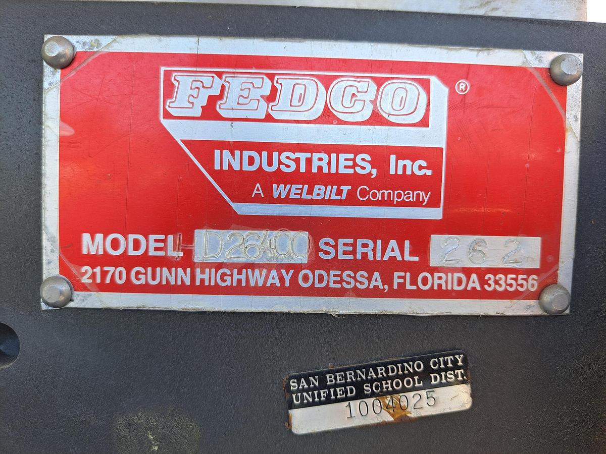 Used Depositor, Fedco, Mdl D26400, S/st, #S742931