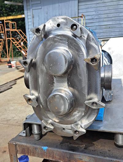Used Pump, Positive, Waukesha, Model 060U1, 316 Stainless Steel, 5 HP #S745385