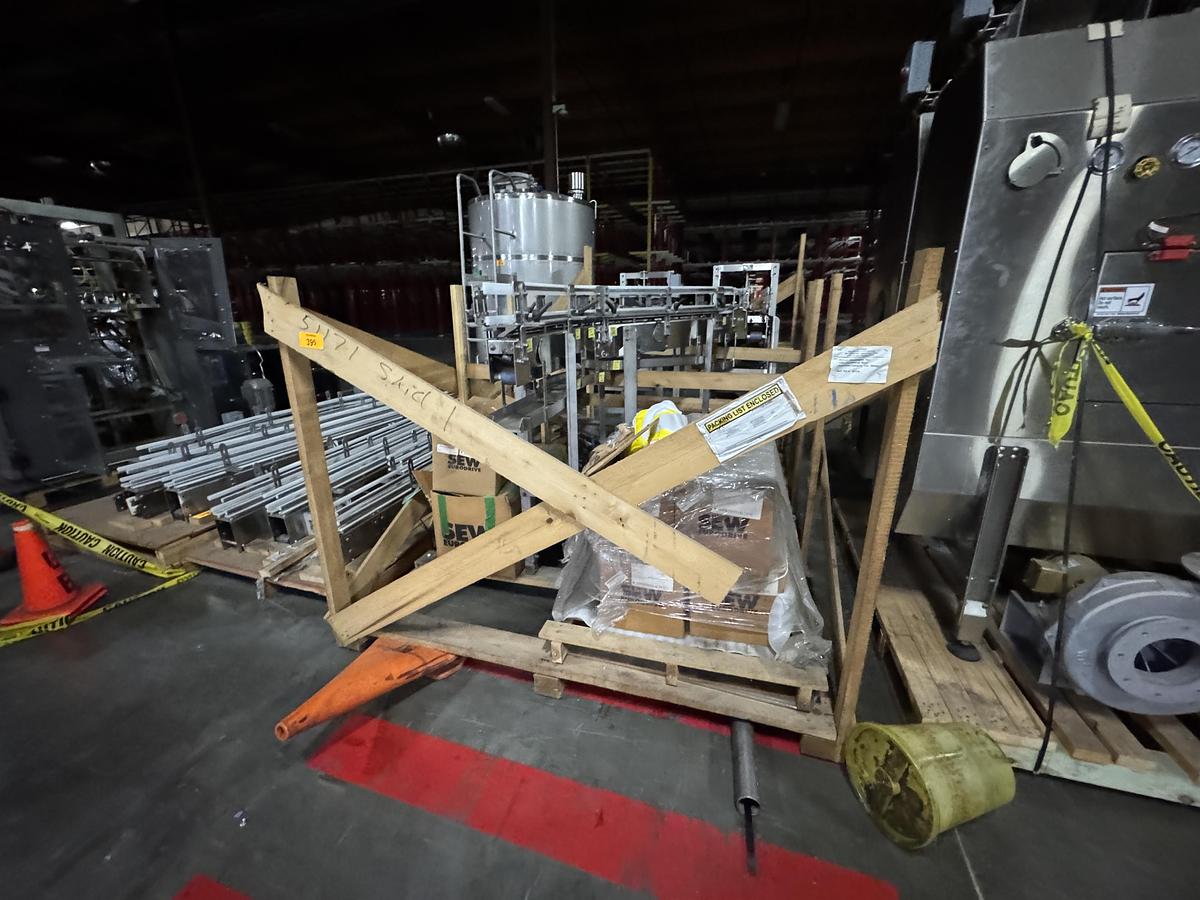 Unused Conveyor, Belt, Bottle Track, Stainless Steel, Alliance, 90’ Long, #5991711