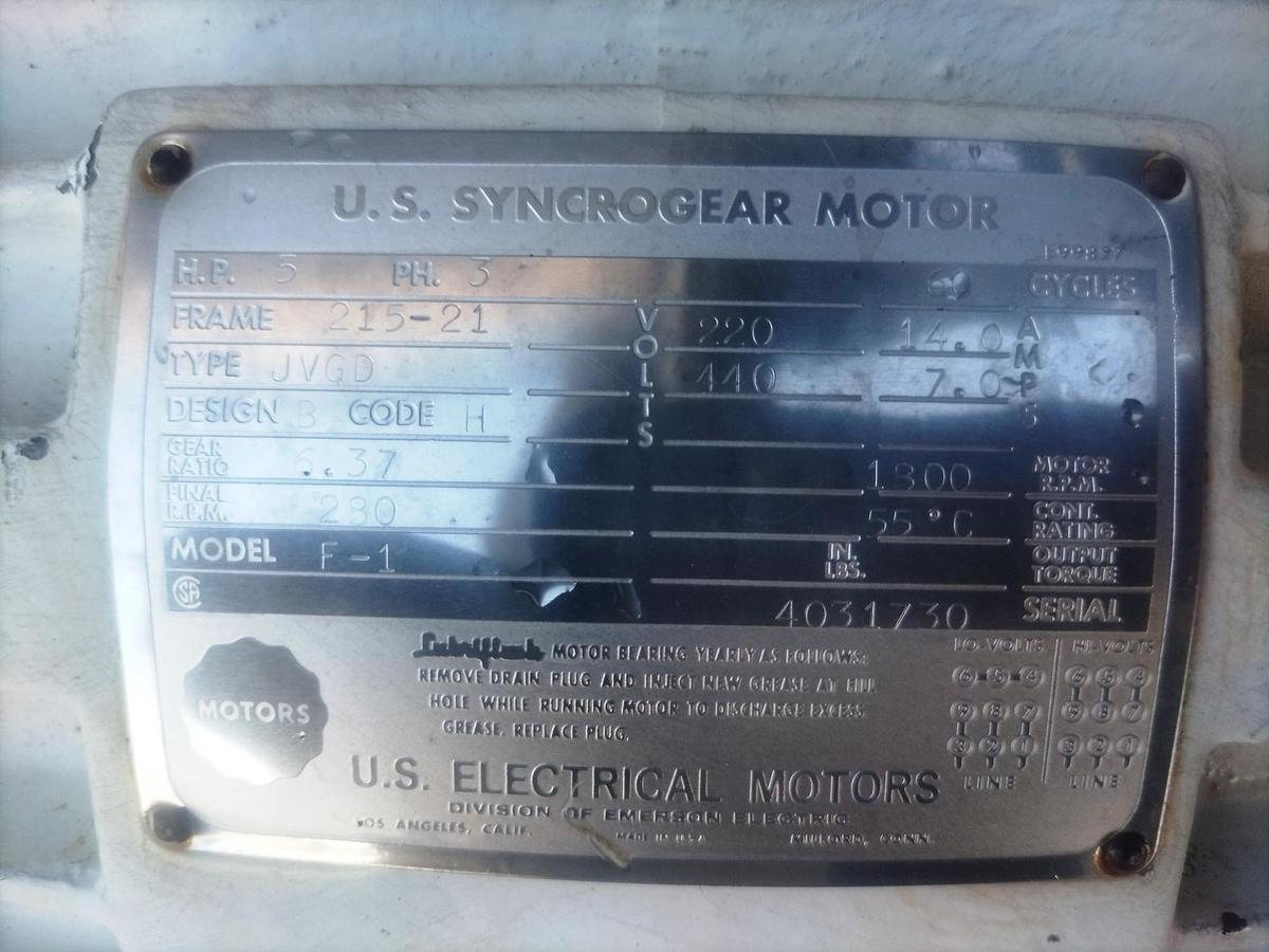 Used Mixer, Ribbon, 15 CF, Stainless Steel, J.H. Day, 5 HP, #5991960