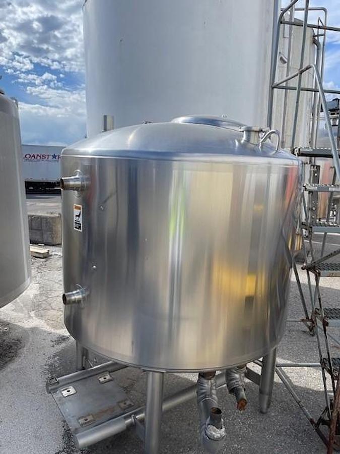 Used Tank, 300 Gallon, Walker, Jacketed, Stainless Steel, Liqui Mixer, #5991450