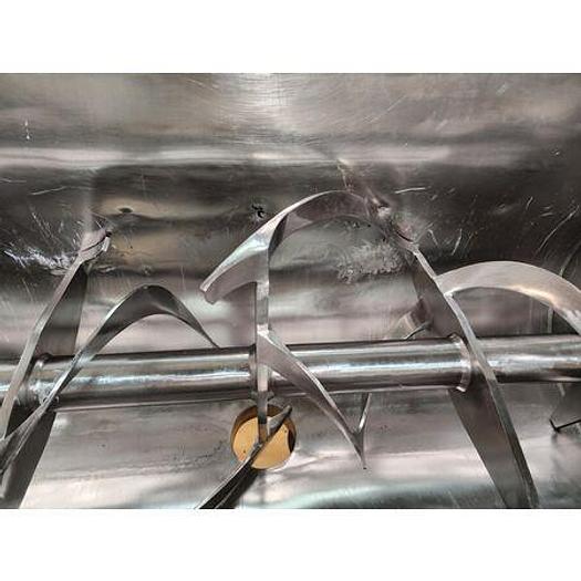 Used Ribbon Mixer, 18 Cu Ft, Stainless Steel, Jacketed, 5 HP - #