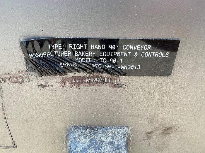 Used Conveyor, Belt, 56" Wide, 90 Degree Right Turn, C/st #C745207