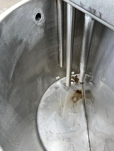 Used Tank, 250 Gallon, Stainless Steel, Dual Compartment, #S744974