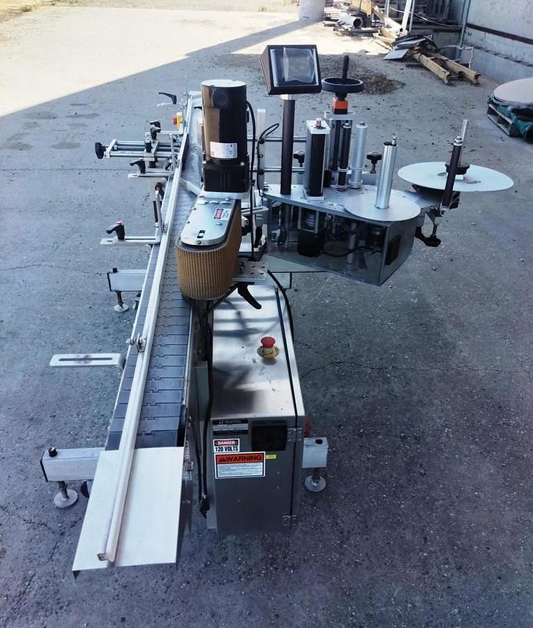 Used Labeler, Pressure Sensitive, Quadrel Econoline E100, 2019, Stainless Steel, (3) Available #5991371