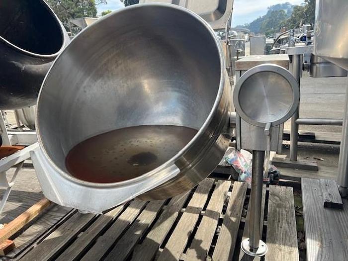 Used Kettle, 60 Gallon, S/st, Jkt, Cleveland, Mdl KDL-60T SH, #S740970