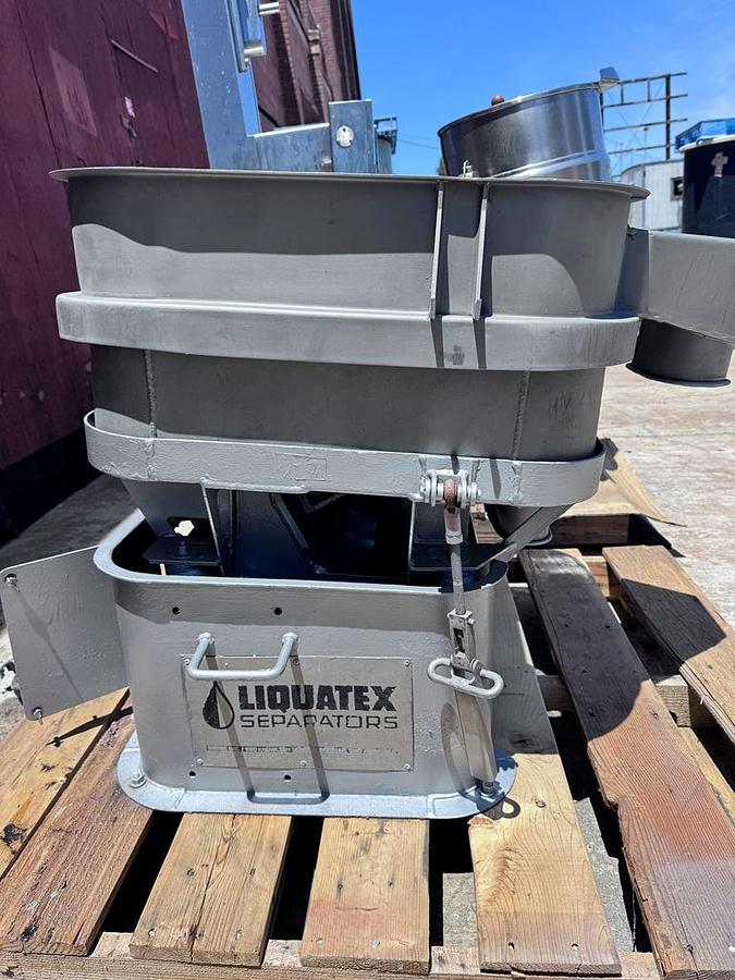 Used Screen, Vibratory, 24" Square, Single Deck, Dewatering, Stainless Steel, #5991821