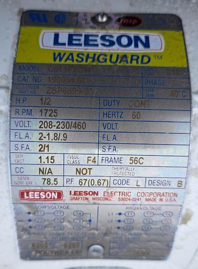 Used Pump, Positive, GH Products, Mdl GHP-1120, 2" In/Out, 3 HP #S745082