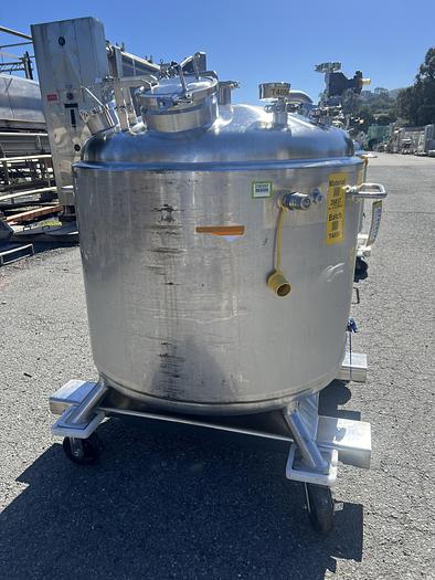 Used Reactor, 158 Gallon (600 Liters), 316L Stainless Steel, Jacketed, 45 PSI Internal #S745417