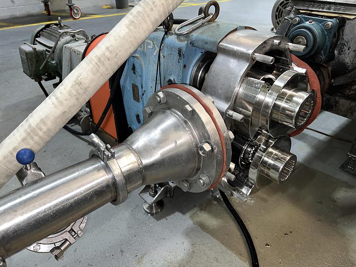 Used Chopper Pumps, 12" x 48", Stainless Steel, Waukesha Pumps, 20 HP - (3) - #4828582