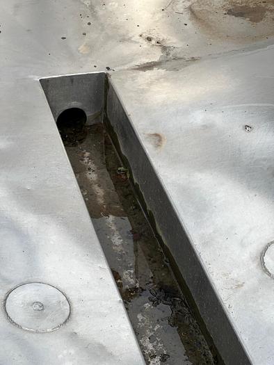 Used 1,000 Gallon Round-End Stainless Steel Cheese Vat with Bottom Jacket and Agitator #S744995