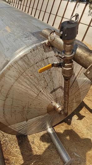 Used Tank, 900 Gallon, S/st, Agit, 46' X 10' #S745322