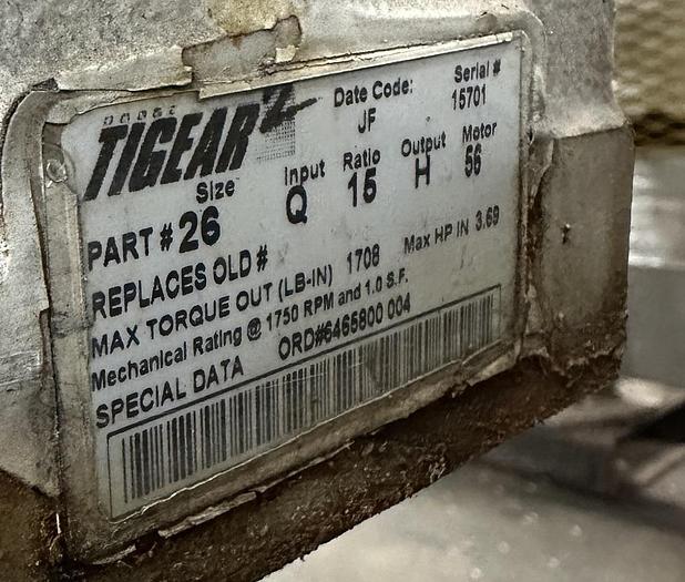 Used V-Type Mixer, 3 CF, Stainless Steal, Patterson Kelley, 290 #/CF - #5991373