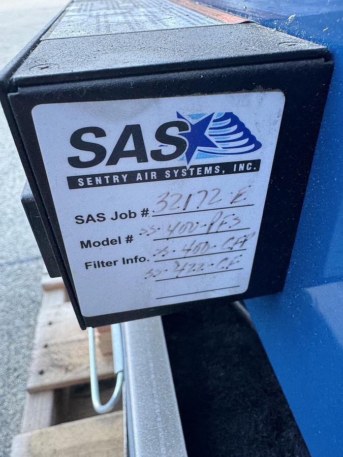 Used Dust Collector, Fume Extractor, Portable, Sentry Air Systems, SAS Model 550, #5991655