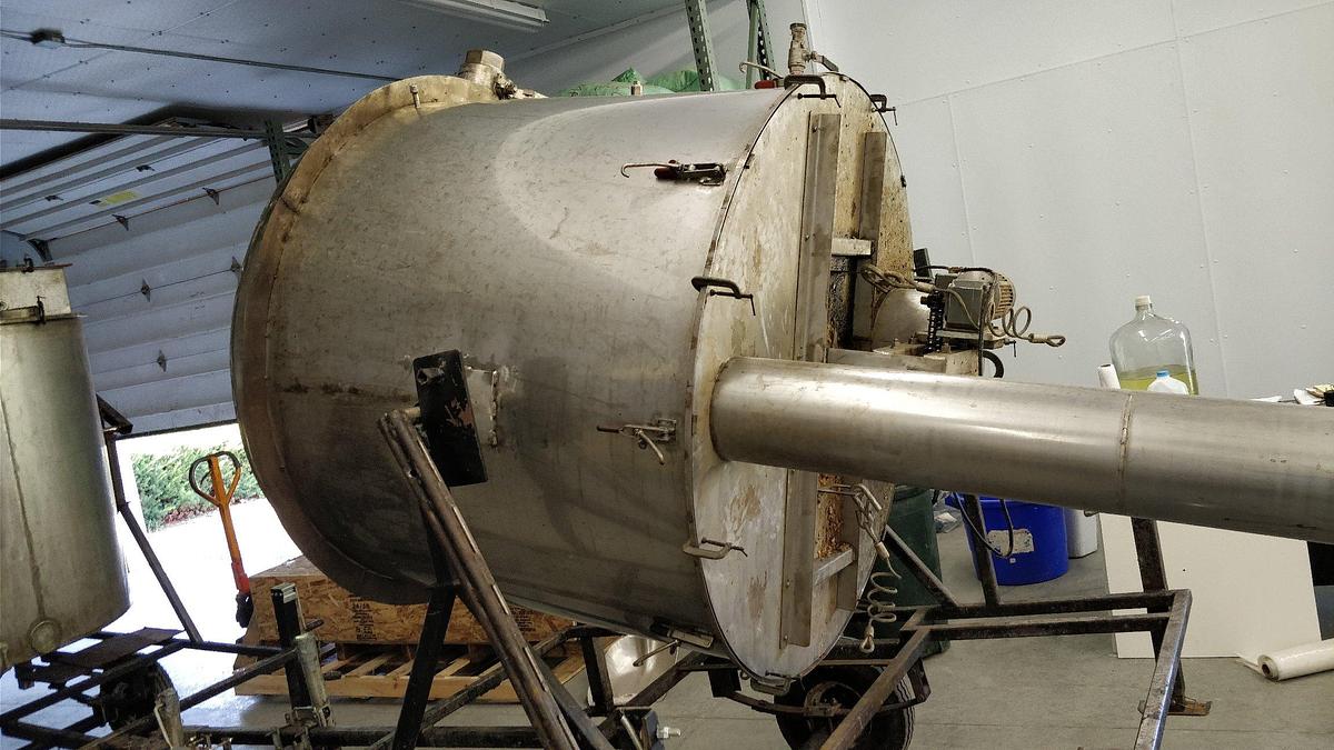 Used Kettle, 500 Gallon, 304 Stainless Steel, Tilting, Agitated, Propane-Fired, #5991520