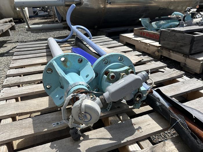 Used Reactor, 100 Gallon, Glass Lined, De Dietrich, 150 PSI, Jacketed, Agitated #S744731