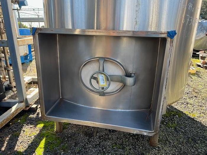 Used Tank, 1,550 Gallon, S/st, 78" X 86", #S738679