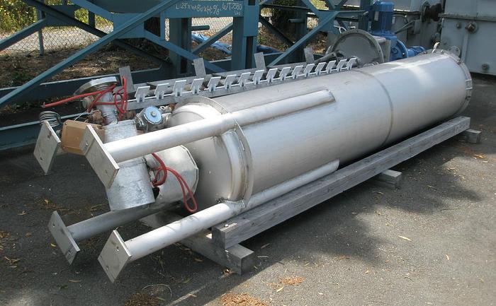 Used Tank, 350 Gallon, Stainless Steel, 2'6" X 10', Double Agitation, #C693490