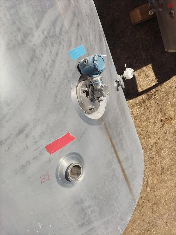 Used Tank, 6,000 Gallon, Stainless Steel, Vertical, Jacketed, Agitated, Storage Tank, #5991875