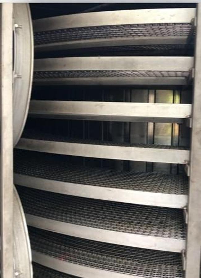 Used Freezer, Spiral, CO₂, 21" x 305', Airco, Model KF 21-305, 10 Tier #3880874