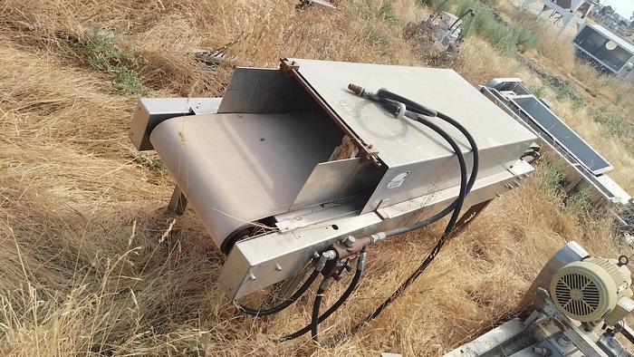 Used Shredder, 7" X 15", C/st, Hydraulic, Continuous, Conveyor, #S733233