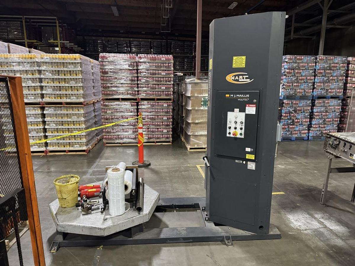 Used Bottling Line, 600–800 BPM, PET, US Bottlers Filler, Sidel Labeler, Kisters Shrink Wrapper, #5991608