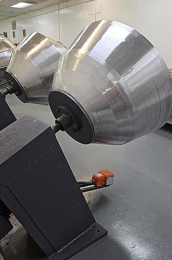 Used Mixer, Rotary, Drum, Seasoning, Stainless Steel, 40"