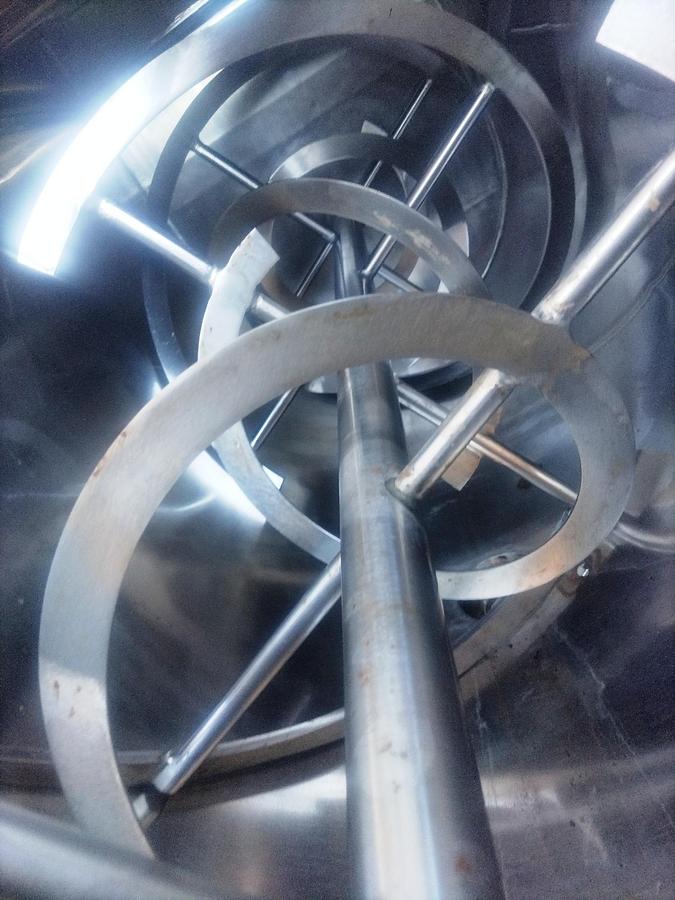 Used Mixer, Ribbon, 15 CF, Stainless Steel, J.H. Day, 5 HP, #5991960