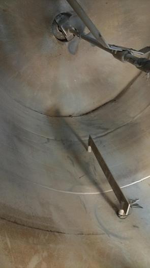 Used Tank, 2,250 Gallon, Stainless Steel, Agitated, 3 HP,  6' X 8’3” #S745314