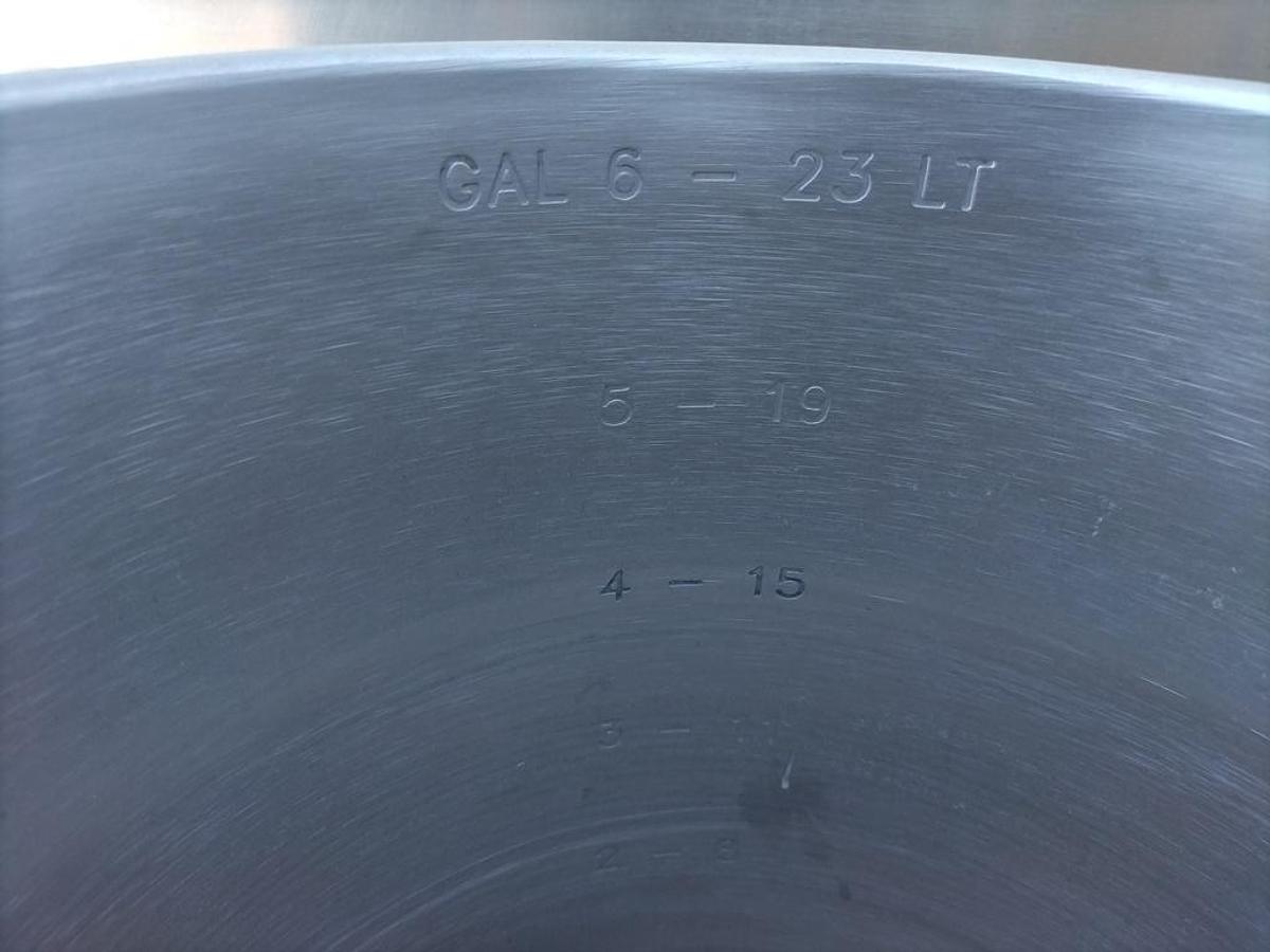 Used Kettle, 6 Gallon, Stainless Steel, Vulcan, Model VKT64, (3) #5991934