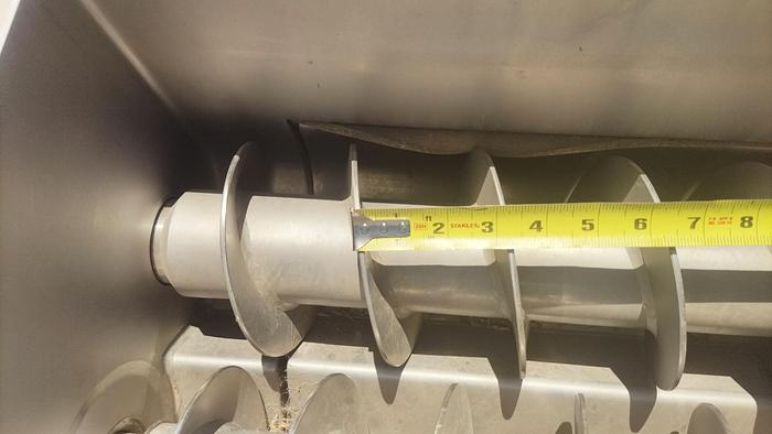 Used Bin, Bin Bottom, 2-Screw, 5" x 8', S/st, Less motor #S740521