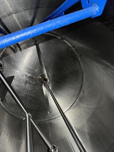 Used Tank, 2,000 Gallon, Stainless Steel, Jacketed, Agitated, APV Crepaco , #5532787