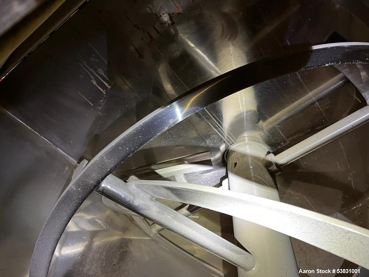 Used Mixer, Ribbon 120 CF, S. Howe, 316 Stainless Steel, Double Ribbon #5991344