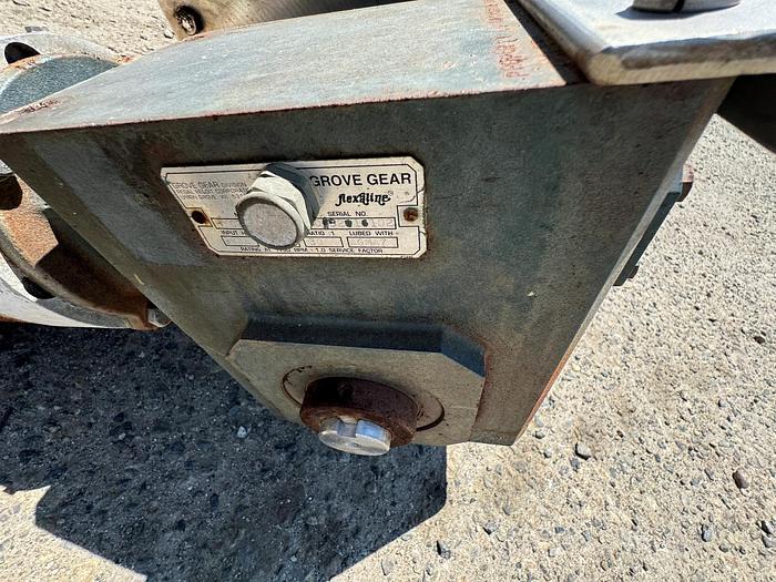 Used Conveyor, Screw, 9" X 8'3", Stainless Steel, With Drive, #5880240