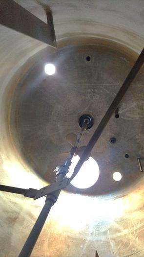 Used Tank, 2,250 Gallon, Stainless Steel, Agitated, 3 HP,  6' X 8’3” #S745314
