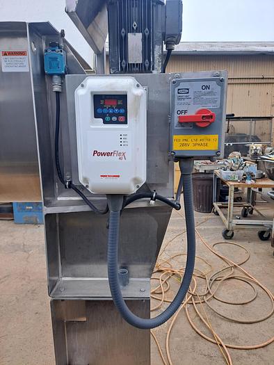 Used Mixer, Ribbon, 5 CF, Stainless Steel, Double Ribbon, 5 HP #S745503