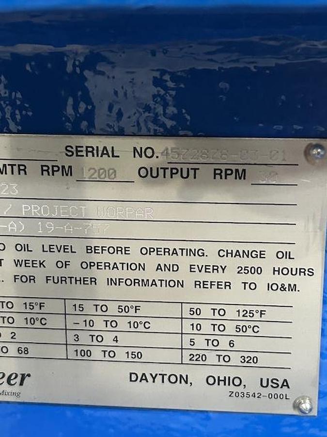 Used Reactor, 20,000 Gallon, 304L Stainless Steel, Equipromex, Vertical, Continuous Bleacher, 50 PSI/FV, 316L SS Coil, Agitated, Unused, #5991586