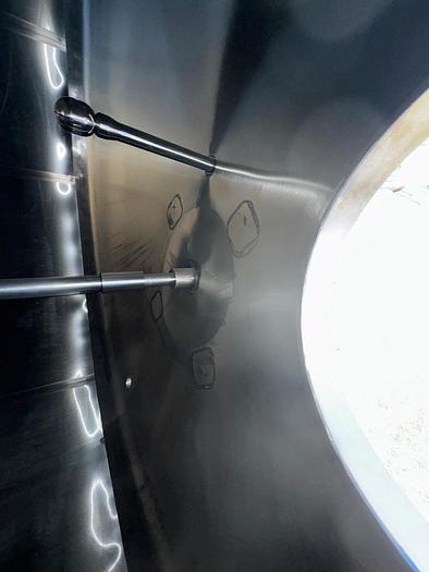 Used Tank, 1,700 Gallon, 316 Stainless Steel, Agitated, Walker, #5990990
