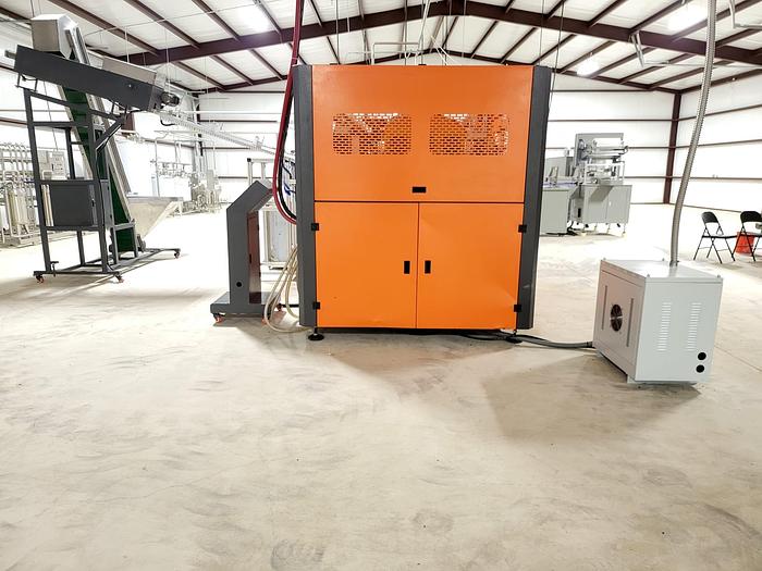 Used Blow Molder, 4-Cavity, 5,550 BPH, High Pressure Compressors - #