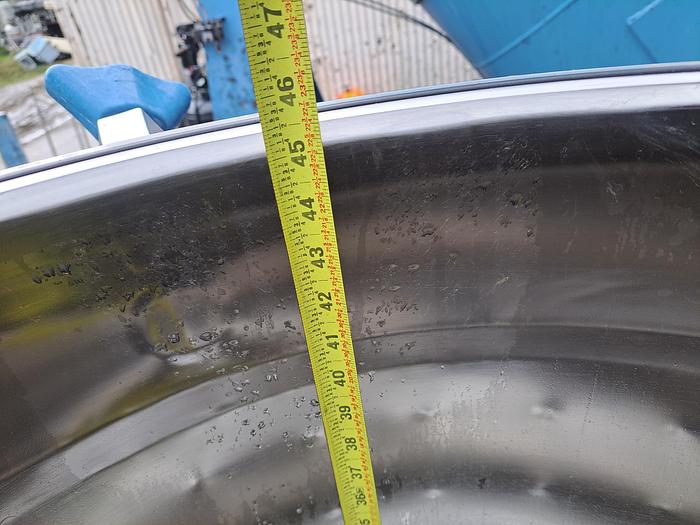 Used Tank, 79 Gallon, 316L Stainless Steel, Jacketed, 50 PSI, Fermenter, C #L744278