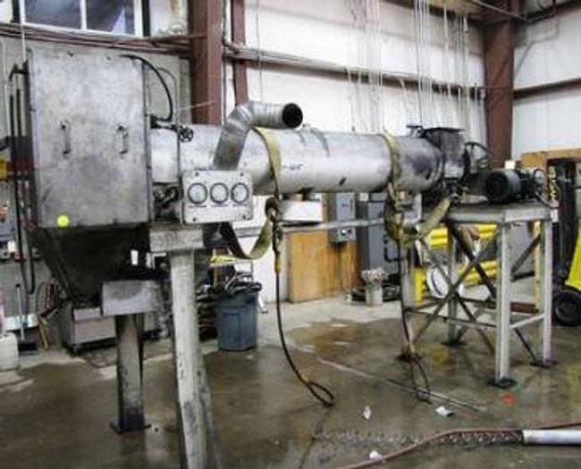 Used Paddle Dryer, Hosokawa Bepex, Model SJ-16-10, 16" X 10', Carbon Steel - #4643015