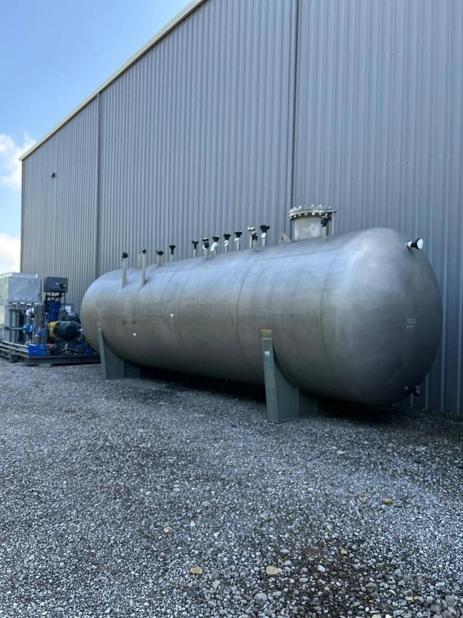 Used Tank, 13,400 Gallon, 304L Stainless Steel, Horizontal, Pressure/Vacuum, ASME, 2018, #5991712