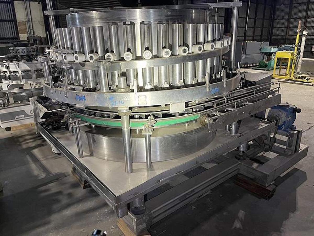 Used Filler, Piston, 40-Head, Rotary Piston Filler, Zacmi , Model 0295/40/3, #5991916