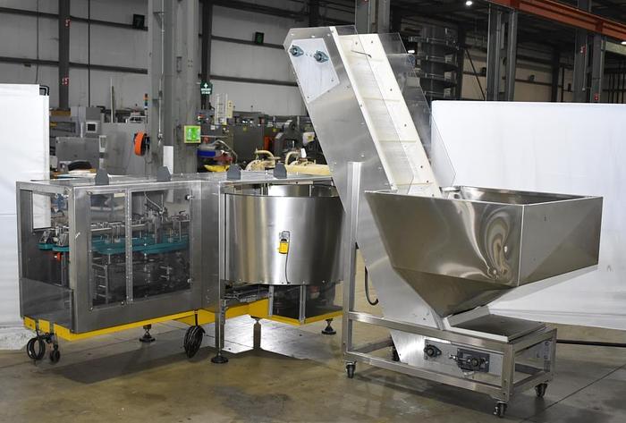 Used PACE M400 Bottle Unscrambler with Elevator #S745089