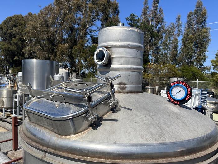 Used Still, 650 Gallon, S/st, Column, Condenser, Steam Heated #C745097