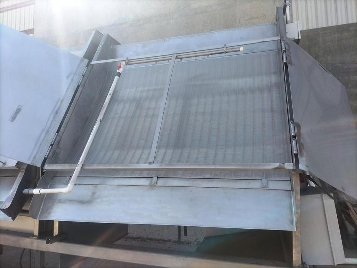 Used Screen, Parabolic, 72" & 48", Dual Hydro-Sieve, Stainless Steel, Conveyor, #5991707