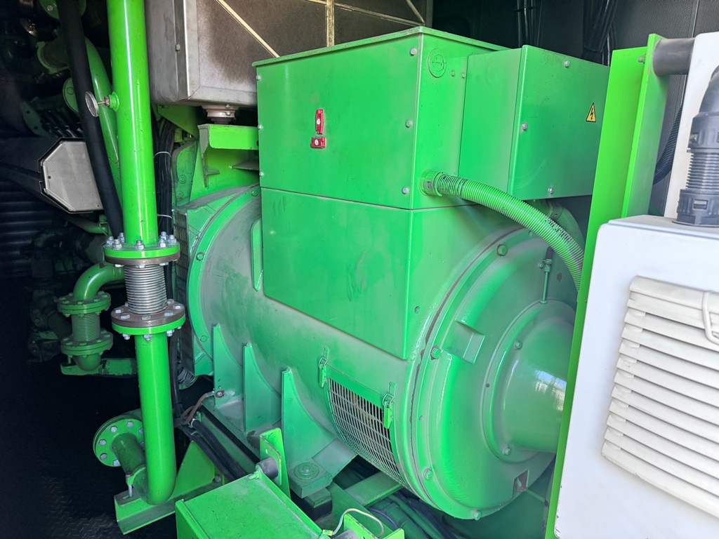Used Cogeneration System, Natural Gas, 675 kW, GE Jenbacher JMC 312, Cooling & Heat Recovery System, Spare Engine, #