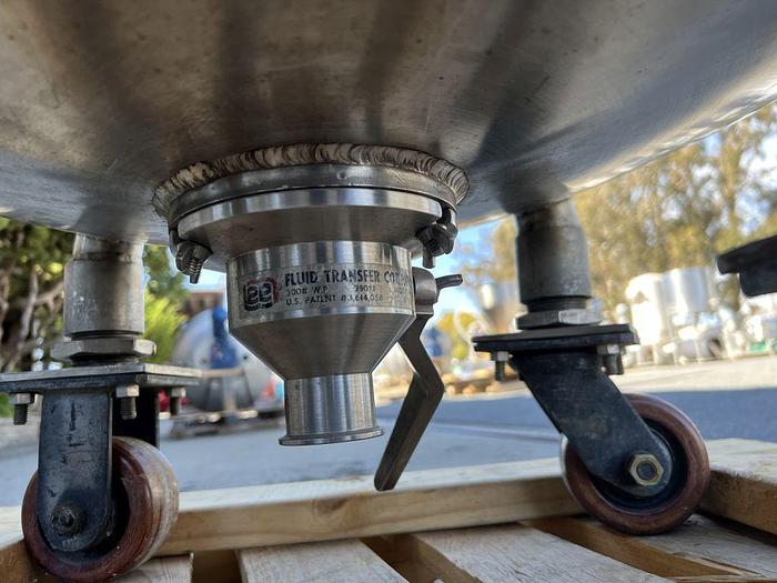 Used Tank, 26 Gallon, 100 Liter, 316 Stainless Steel, 17 PSI, Removable Top #S744580