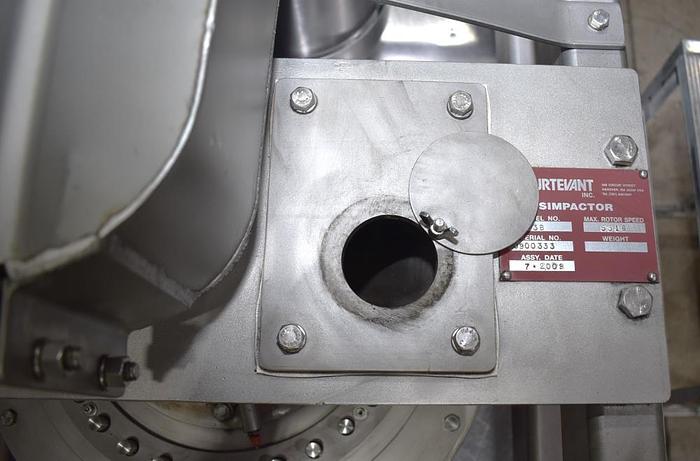 Unused Pin Mill, Sturtevant, Model  3B, Simpactor, 25 HP, 4 TPH - #S745266