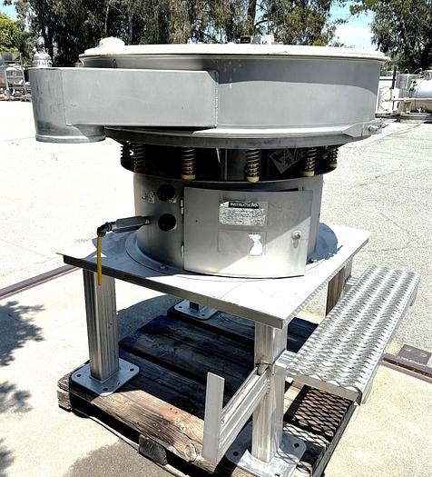 Used Screen, Sweco, 48", Stainless Steel, Single Deck, 2.5 HP, #5880215